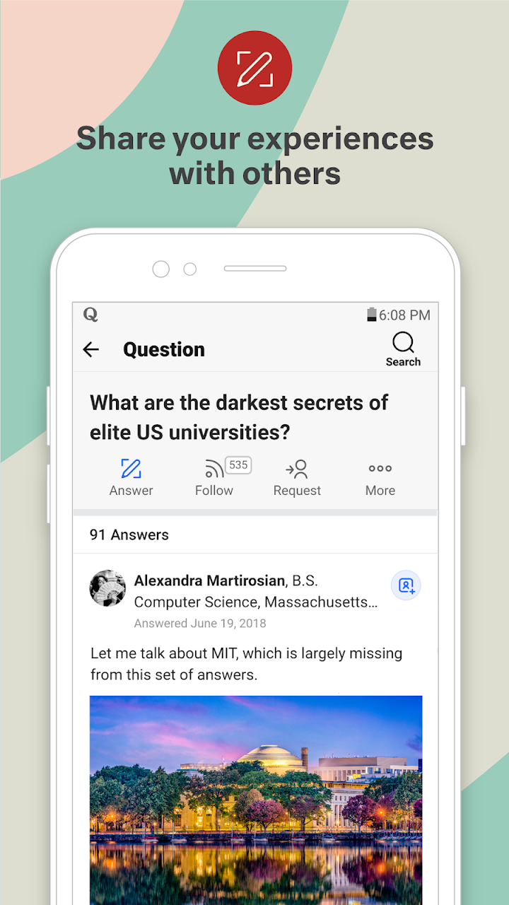 Quora: the knowledge platform screenshot