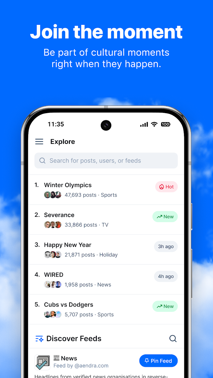 Bluesky screenshot
