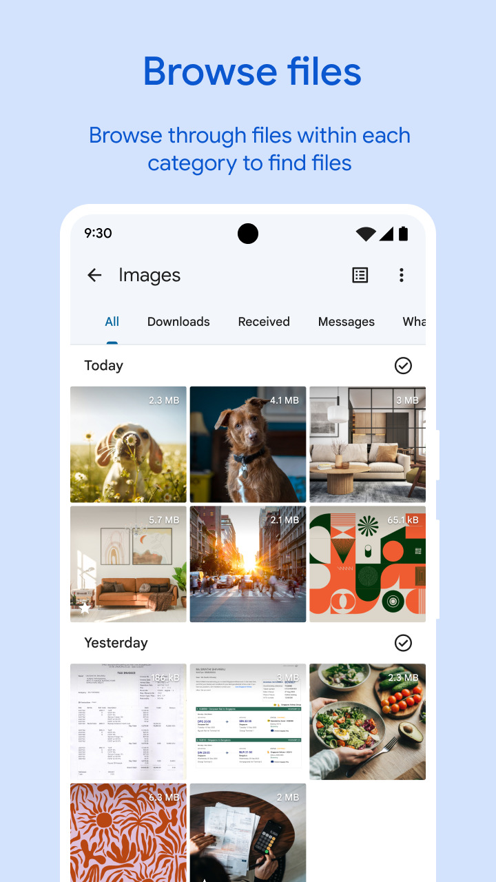 Files by Google screenshot