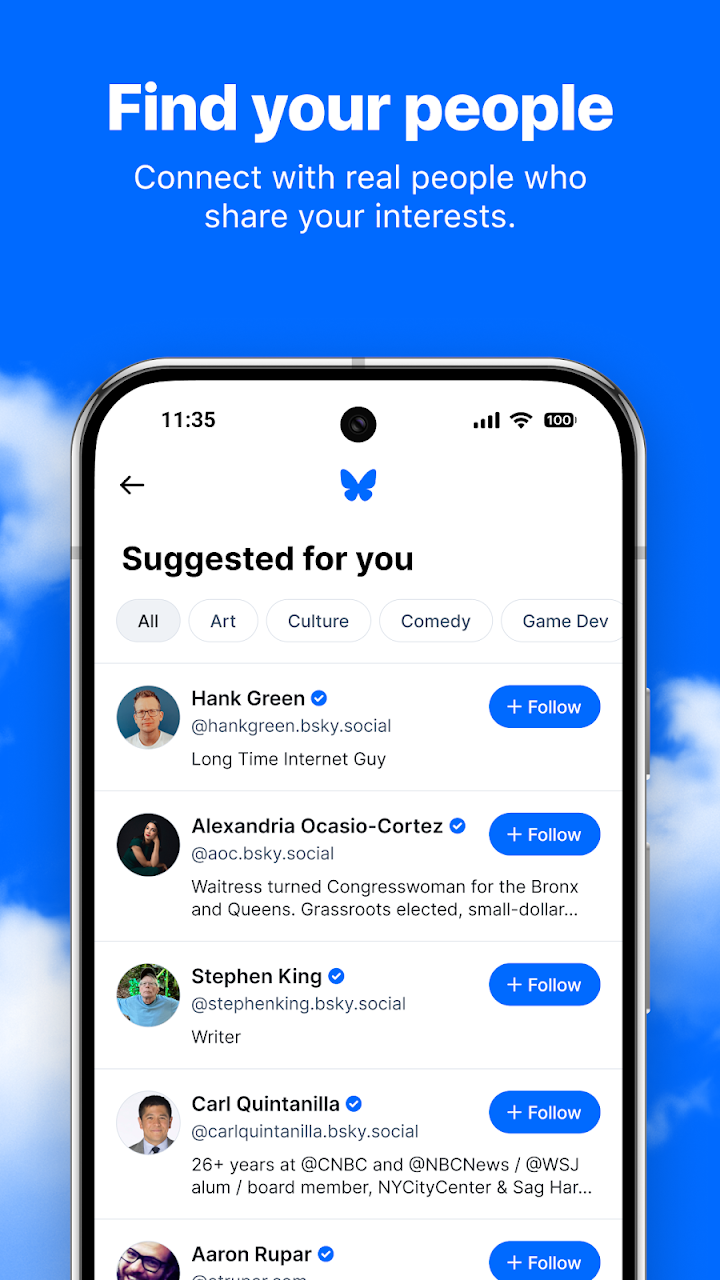 Bluesky screenshot