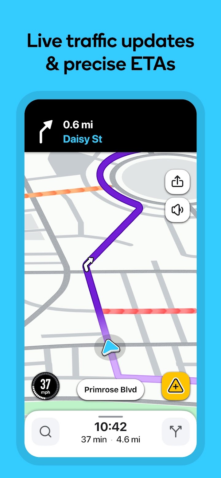 Waze Navigation & Live Traffic screenshot