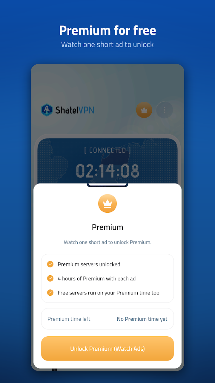 Shatel VPN screenshot